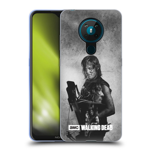 AMC The Walking Dead Double Exposure Daryl Soft Gel Case for Nokia 5.3