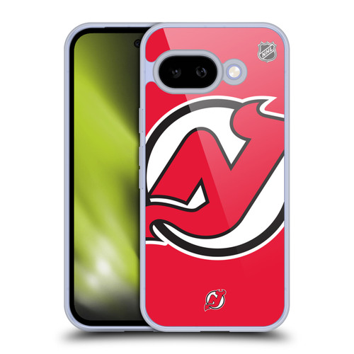 NHL New Jersey Devils Oversized Soft Gel Case for Google Pixel 9A