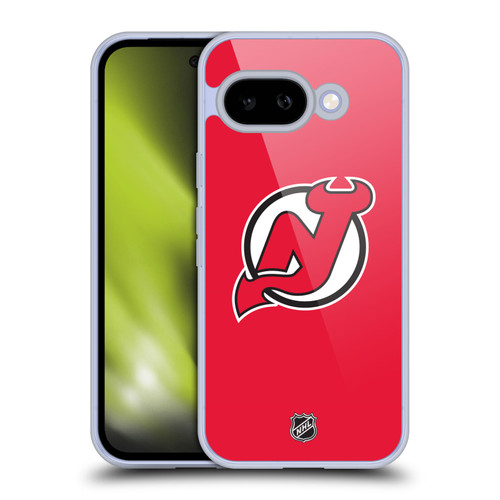 NHL New Jersey Devils Plain Soft Gel Case for Google Pixel 9A