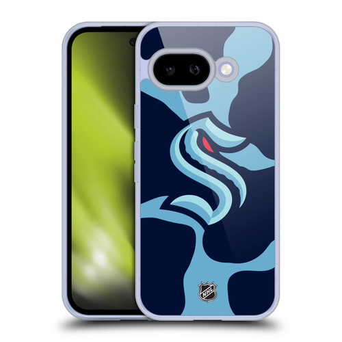 NHL Seattle Kraken Cow Pattern Soft Gel Case for Google Pixel 9A