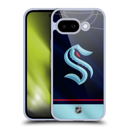 NHL Seattle Kraken Jersey Soft Gel Case for Google Pixel 9A