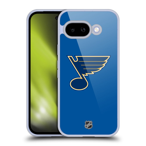 NHL St Louis Blues Plain Soft Gel Case for Google Pixel 9A