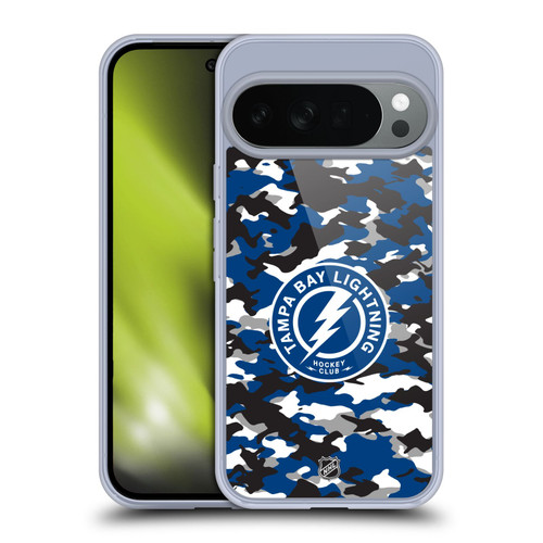 NHL Tampa Bay Lightning Camouflage Soft Gel Case for Google Pixel 10