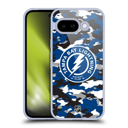 NHL Tampa Bay Lightning Camouflage Soft Gel Case for Google Pixel 9A