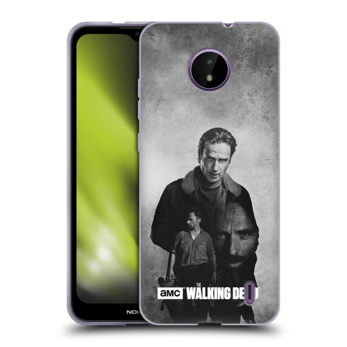 AMC The Walking Dead Double Exposure Rick Soft Gel Case for Nokia C10 / C20