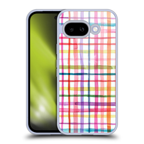 Ninola Colorful Geometric Summer Gingham Soft Gel Case for Google Pixel 9A