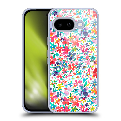Ninola Floral Colourful Petals Spring Soft Gel Case for Google Pixel 9A