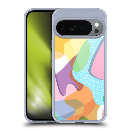 Ninola Freeform Patterns Shapes In Color Soft Gel Case for Google Pixel 10