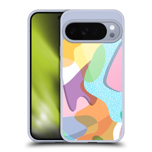 Ninola Freeform Patterns Shapes In Color Soft Gel Case for Google Pixel 10 Pro XL