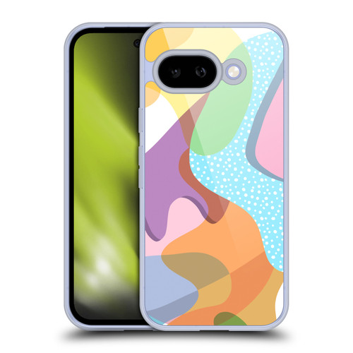 Ninola Freeform Patterns Shapes In Color Soft Gel Case for Google Pixel 9A