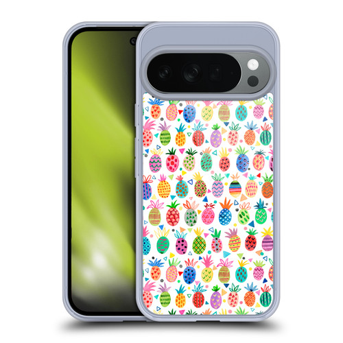 Ninola Mix Patterns Geometric Pineapples Soft Gel Case for Google Pixel 10