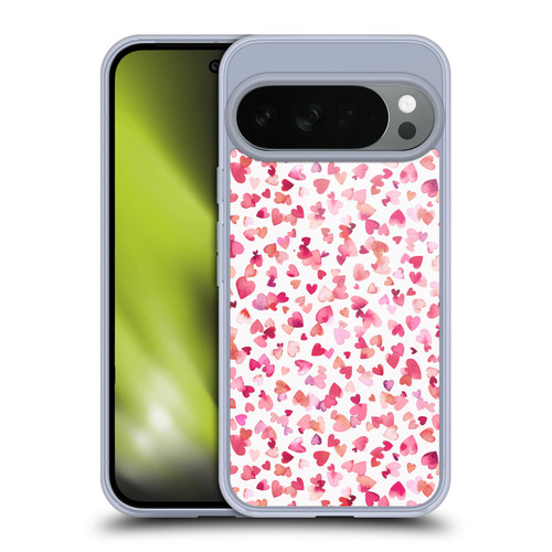 Ninola Mix Patterns Red Hearts Soft Gel Case for Google Pixel 10