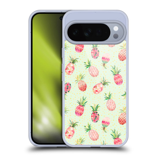 Ninola Mix Patterns Pineapple Lime Soft Gel Case for Google Pixel 10 Pro XL