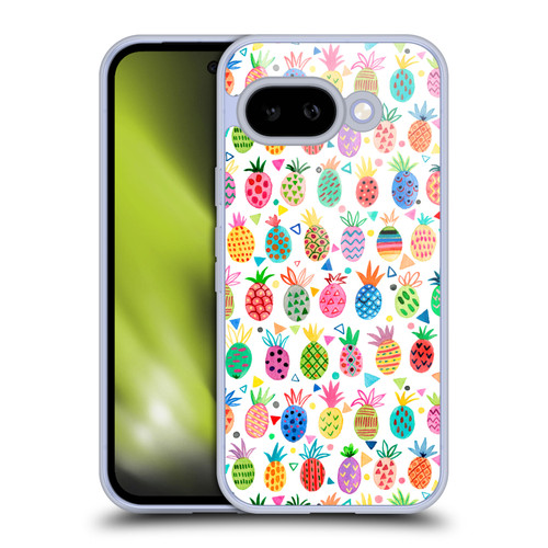 Ninola Mix Patterns Geometric Pineapples Soft Gel Case for Google Pixel 9A