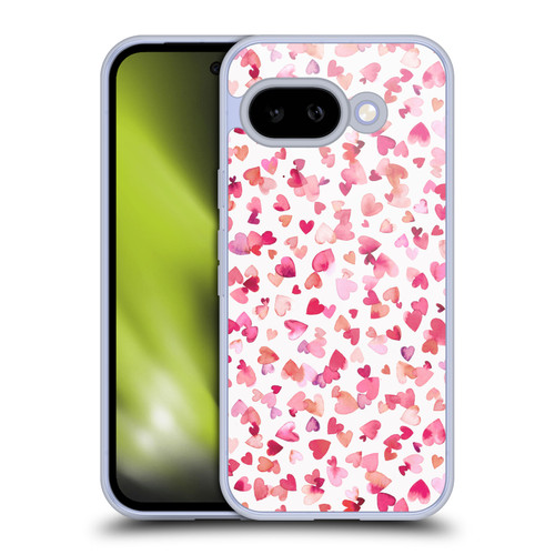 Ninola Mix Patterns Red Hearts Soft Gel Case for Google Pixel 9A