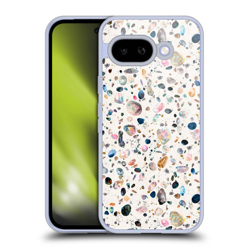 Ninola Mix Patterns Watercolor Terrazzo Soft Gel Case for Google Pixel 9A