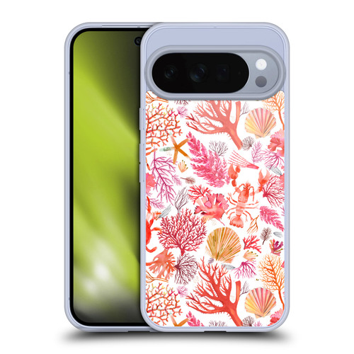 Ninola Ocean Orange Corals Soft Gel Case for Google Pixel 10 Pro XL