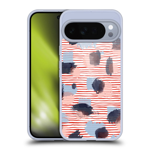 Ninola Patterns Graphic Thoughts Dots Red Soft Gel Case for Google Pixel 10 Pro XL