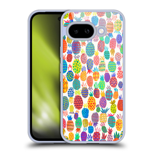 Ninola Patterns Cute Pineapples Soft Gel Case for Google Pixel 9A