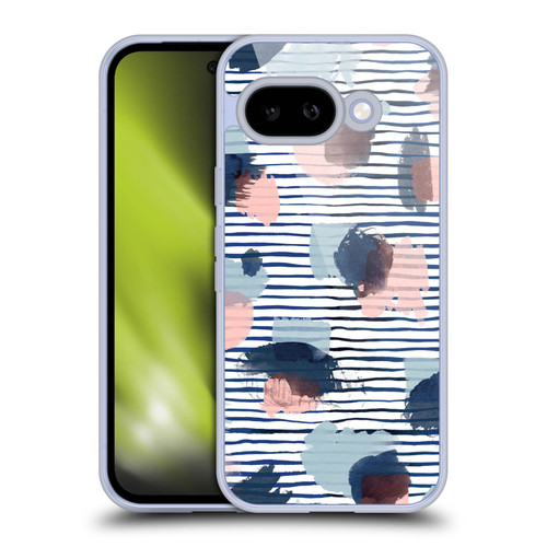 Ninola Patterns Graphic Thoughts Dots Blue Soft Gel Case for Google Pixel 9A