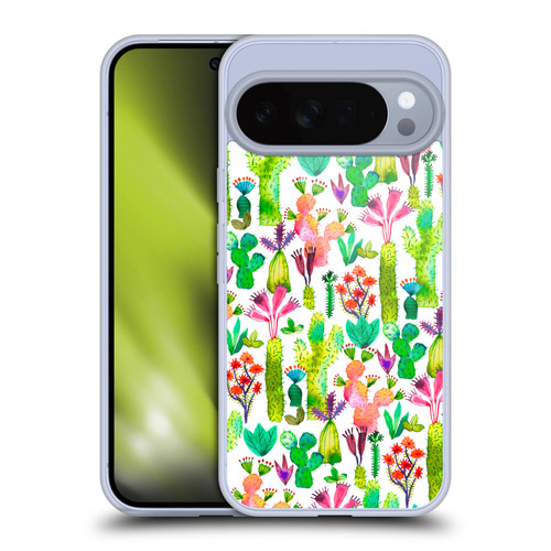 Ninola Summer Patterns Cacti Garden Soft Gel Case for Google Pixel 10 Pro XL
