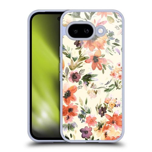 Ninola Spring Floral Painterly Flowers Soft Gel Case for Google Pixel 9A