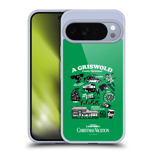 National Lampoon's Christmas Vacation Graphics Griswold Family Soft Gel Case for Google Pixel 10 Pro XL