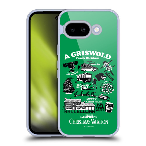 National Lampoon's Christmas Vacation Graphics Griswold Family Soft Gel Case for Google Pixel 9A