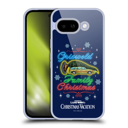 National Lampoon's Christmas Vacation Graphics Neon Lights Soft Gel Case for Google Pixel 9A