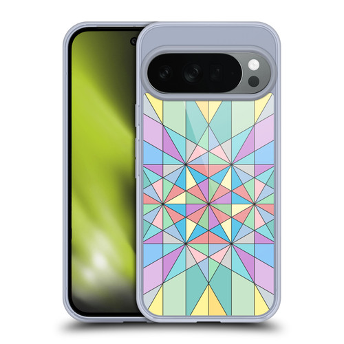 PLdesign Geometric Colourful Pastel Soft Gel Case for Google Pixel 10