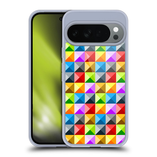 PLdesign Geometric Colourful Quarter Soft Gel Case for Google Pixel 10