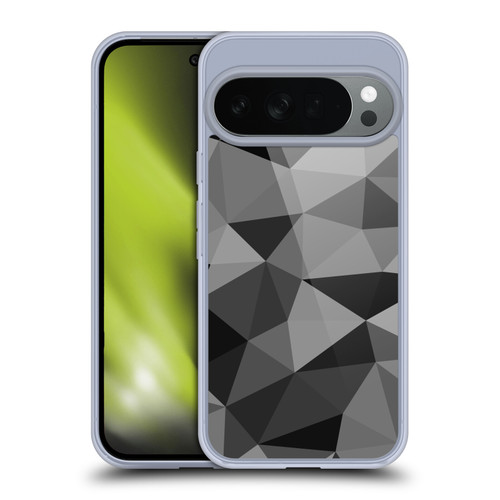 PLdesign Geometric Patterns Dark Gray Mesh Soft Gel Case for Google Pixel 10