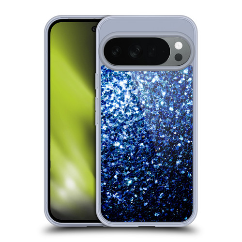 PLdesign Glitter Sparkles Dark Blue Soft Gel Case for Google Pixel 10