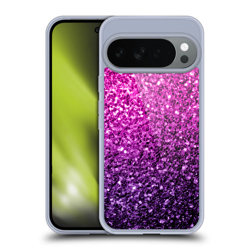 PLdesign Glitter Sparkles Purple Pink Soft Gel Case for Google Pixel 10