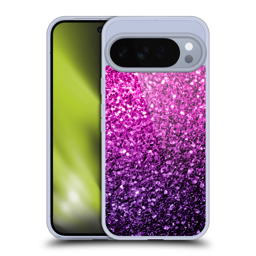 PLdesign Glitter Sparkles Purple Pink Soft Gel Case for Google Pixel 10 Pro XL