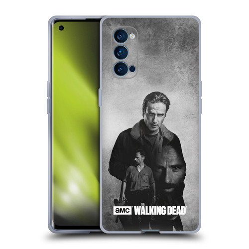 AMC The Walking Dead Double Exposure Rick Soft Gel Case for OPPO Reno 4 Pro 5G