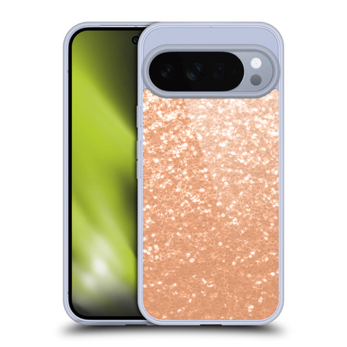 PLdesign Sparkle Prints Peach Soft Gel Case for Google Pixel 10 Pro XL