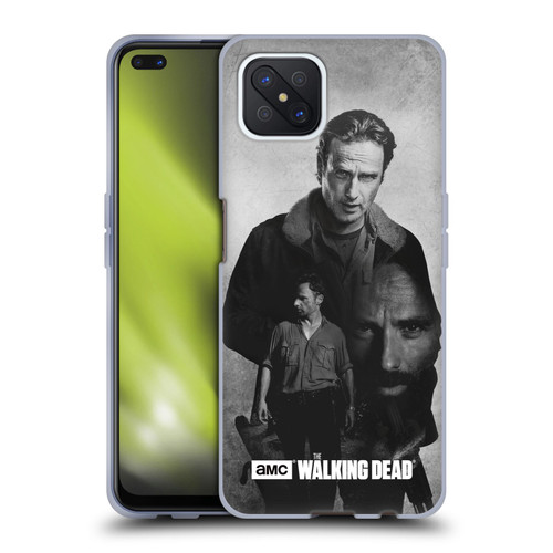 AMC The Walking Dead Double Exposure Rick Soft Gel Case for OPPO Reno4 Z 5G