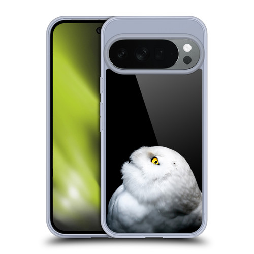 Patrik Lovrin Animal Portraits Winter White Snowy Owl Soft Gel Case for Google Pixel 10