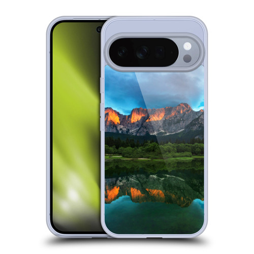 Patrik Lovrin Magical Lakes Burning Sunset Over Mountains Soft Gel Case for Google Pixel 10 Pro XL