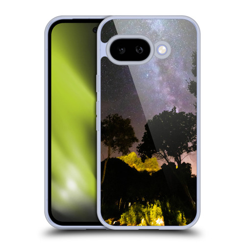 Patrik Lovrin Night Sky Trees Landscape With Milky Way Soft Gel Case for Google Pixel 9A