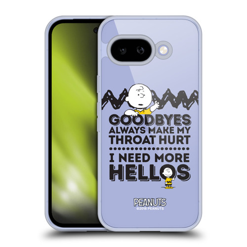 Peanuts Charlie Brown Hellos Soft Gel Case for Google Pixel 9A