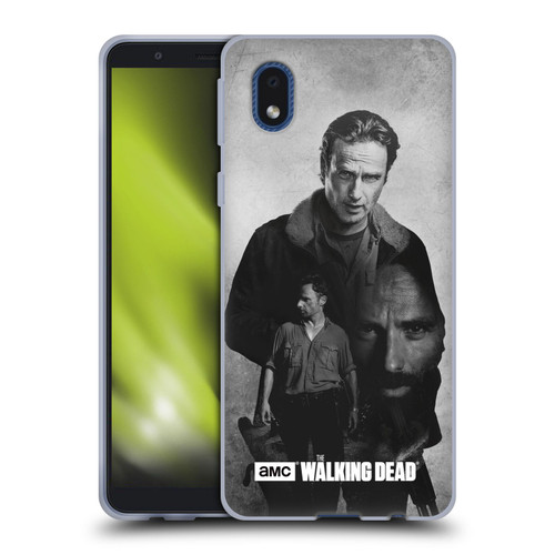 AMC The Walking Dead Double Exposure Rick Soft Gel Case for Samsung Galaxy A01 Core (2020)