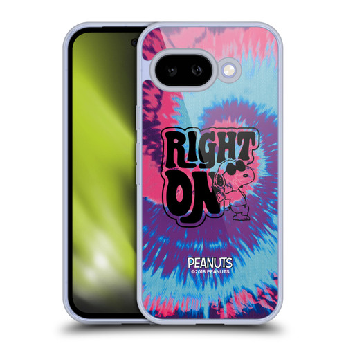 Peanuts Woodstock 50th Snoopy Tie Dye Right On Soft Gel Case for Google Pixel 9A
