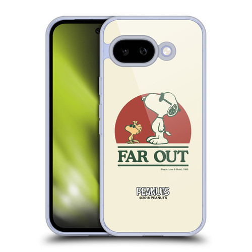 Peanuts Woodstock 50th Snoopy Woodstock Far Out Soft Gel Case for Google Pixel 9A