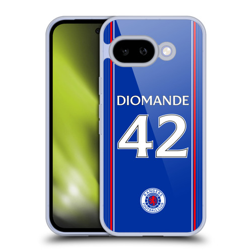 Rangers FC 2023/24 Players Home Kit Mohamed Diomande Soft Gel Case for Google Pixel 9A