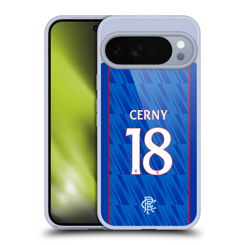 Rangers FC 2024/25 Players Home Kit Cerný Soft Gel Case for Google Pixel 10 Pro XL