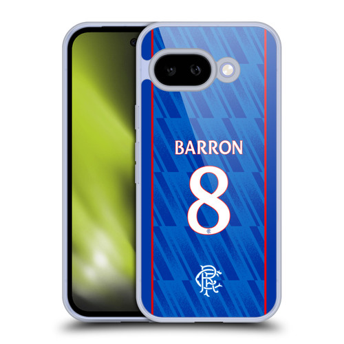 Rangers FC 2024/25 Players Home Kit Connor Barron Soft Gel Case for Google Pixel 9A