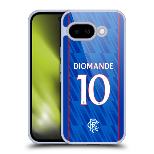 Rangers FC 2024/25 Players Home Kit Mohamed Diomande Soft Gel Case for Google Pixel 9A