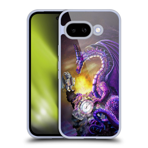 Rose Khan Mythic Scale Series Purple Time Soft Gel Case for Google Pixel 9A